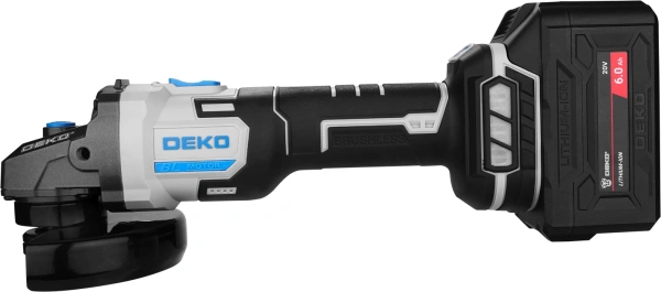 Углошлифовальная машина Deko DKAG20 PRO 9000об/мин рез.шпин.:M14 d=125мм (085-1073)