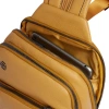 Рюкзак слинг мужской Piquadro Cronus CA6686S134/G горчичный кожа