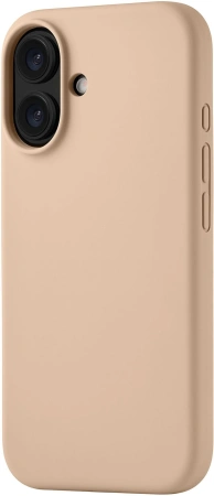 Чехол (клип-кейс) uBear для Apple iPhone 16 Touch with MagSafe темно-бежевый (CS403LT61TH-I24M)