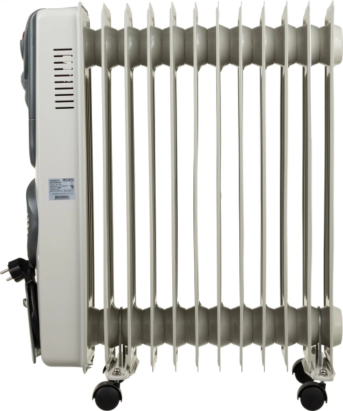 Радиатор масляный Ресанта ОМ-12НВ 2900Вт белый