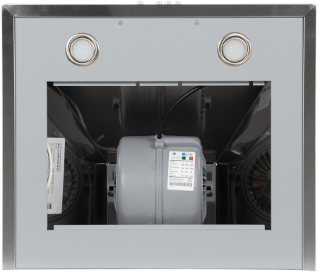 Вытяжка каминная Elikor Вента 60Н-650-К3Д нержавеющая сталь управление: кнопочное (1 мотор)