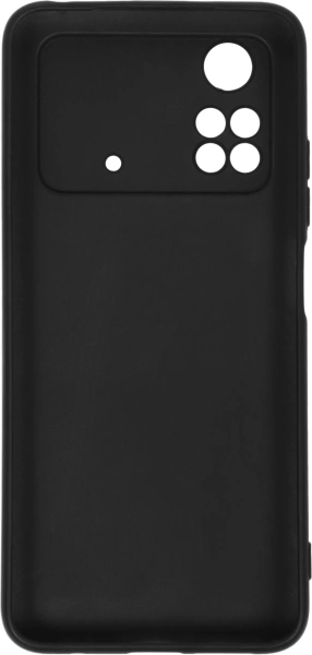 Чехол (клип-кейс) DF для Xiaomi Poco M4 Pro poCase-03 черный