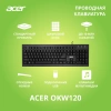 Клавиатура Acer OKW120 черный USB (ZL.KBDEE.006)