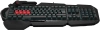 Клавиатура A4Tech Bloody B318 черный USB Multimedia for gamer LED (подставка для запястий)