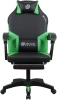 Кресло игровое Оклик Cooldown черный/зеленый сиденье черный/зеленый искусст.кожа/сетка с подголов. к