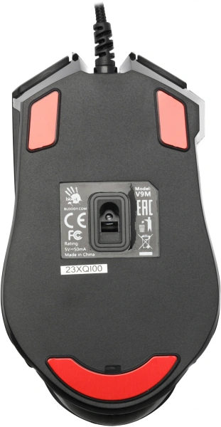 Мышь A4Tech Bloody V9M черный оптическая (6200dpi) USB (9but)