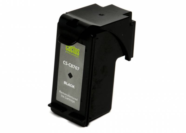 Картридж струйный Cactus CS-C8767 №130 черный (29мл) для HP DJ 5740/5743/5745/5748/5793/5940/5943/6540/6540d/6540dt/6543/6543d/6620/6623/6840/6843/6940/6940dt/6943/6980series/6980dt/6983/6985/9800series/9860/DJ 6310/6310xi/6313/6315/6318