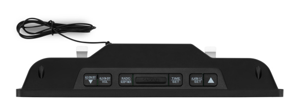 Радиобудильник Hyundai H-RCL246 черный LCD подсв:зеленая часы:цифровые FM