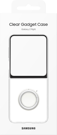 Чехол (клип-кейс) Samsung для Samsung Galaxy Z Flip5 Clear Gadget Case B5 прозрачный (EF-XF731CTEGRU