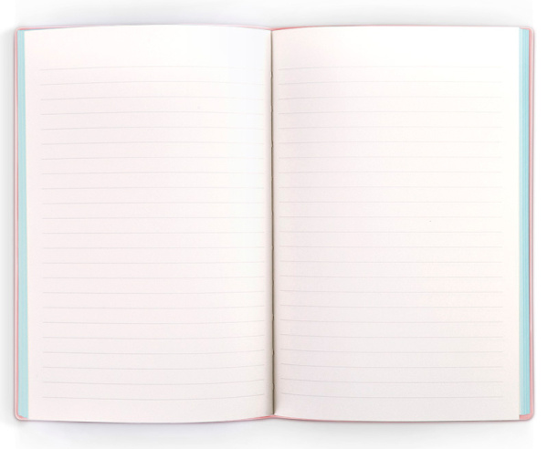 Блокнот Deli 22283LT-PINK 210х143мм искусст. кожа 96л светло-розовый