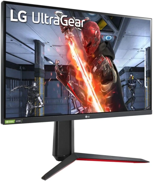 Монитор LG 27" UltraGear 27GN650-B черный/красный IPS LED 16:9 HDMI матовая HAS Piv 1000:1 350cd 178гр/178гр 1920x1080 144Hz G-Sync DP FHD 7.2кг