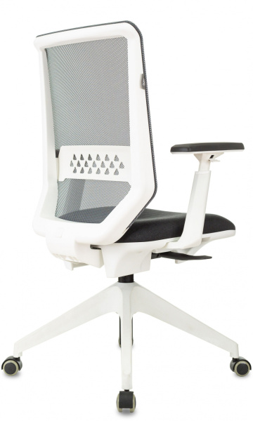 Кресло Бюрократ MC-W611NL серый TW-04 38-417 сетка/ткань крестов.4-луч. пластик пластик белый