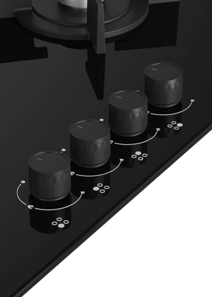 Газовая варочная поверхность Beko HING642202SB черный