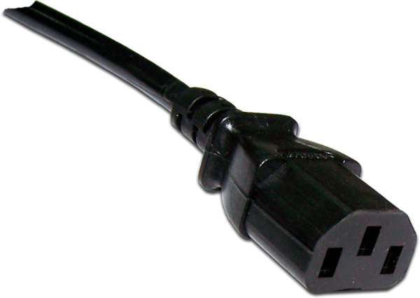 Кабель Lanmaster LAN-PP13/20-3.0-BK C13-C20 проводник.:3x0.75мм2 3м 220В 10А (упак.:1шт) черный