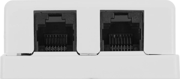 Розетка ITK Generica CS2-1C5EU-22-G настенная 62x59.6x26.5мм RJ45 пластик белый