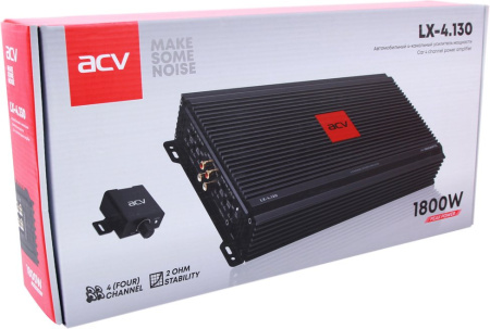 Усилитель автомобильный ACV LX-4.130 четырехканальный