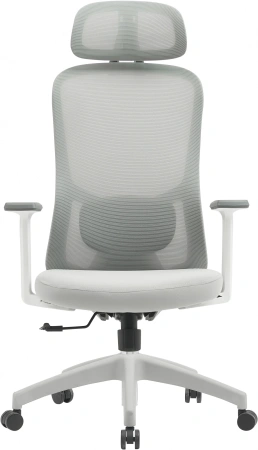 Кресло Cactus CS-GMC515-GY серый сиденье серый сетка/ткань с подголов. крестов. пластик пластик серый