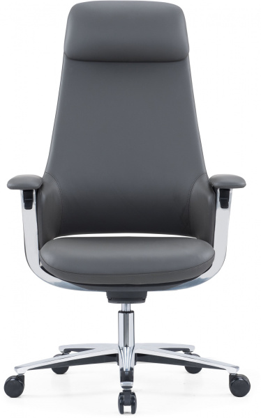 Кресло руководителя Cactus CS-LBK-KYOTO кожа с подголов. крестов. алюминий