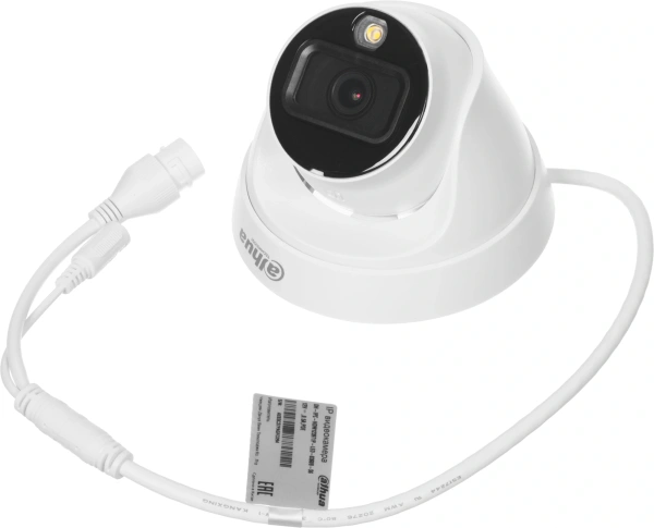 Камера видеонаблюдения IP Dahua DH-IPC-HDW1239T1P-LED-0360B-S6 3.6-3.6мм цв. корп.:белый
