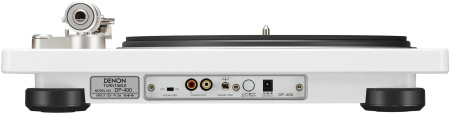Проигрыватель винила Denon DP-400F частично автоматический белый