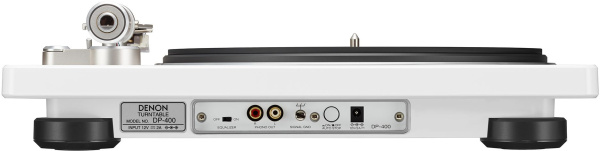 Проигрыватель винила Denon DP-400F частично автоматический белый