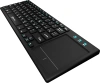Клавиатура Оклик 830ST черный USB беспроводная slim Multimedia Touch