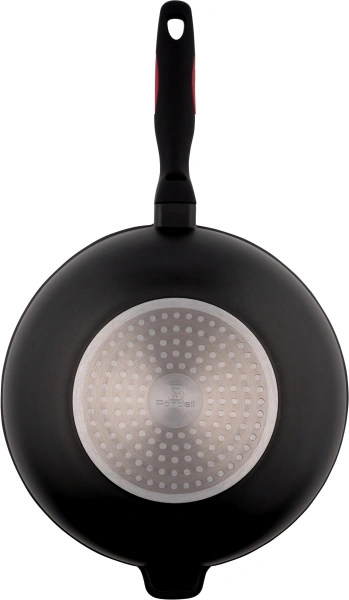 Сковорода ВОК (WOK) Rondell Perfect RDA-1563 круглая 28см покрытие: Xylan Plus ручка несъемная (без крышки) черный