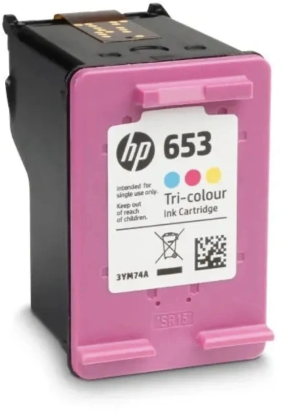 Картридж струйный HP 653 3YM74AE многоцветный (200стр.) (5мл) для HP DeskJet Plus Ink Advantage 6075/6475
