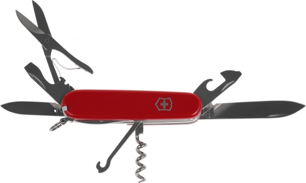 Нож перочинный Victorinox Huntsman (1.3713) 91мм 15функц. красный карт.коробка