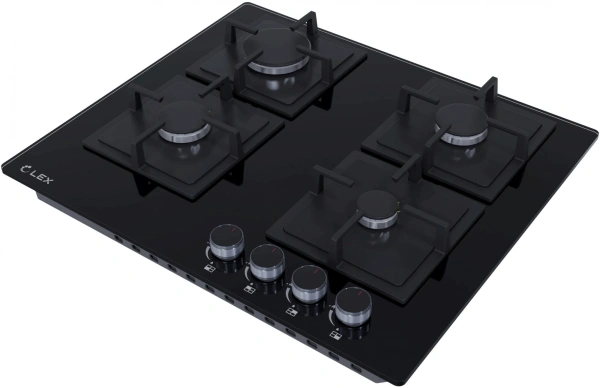 Газовая варочная поверхность Lex GVG 644A BBL черный