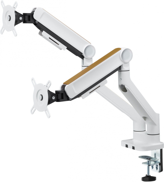 Кронштейн для мониторов Ultramounts UM733W белый 17"-32" макс.8кг настольный поворот и наклон 2