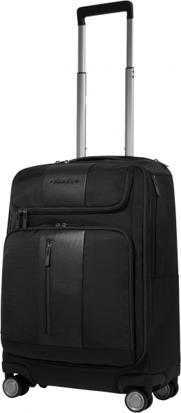 Чемодан Piquadro BRIEF2 (BV6271BR2/N) 40x55x20см 38л. нейлон/натур.кожа черный