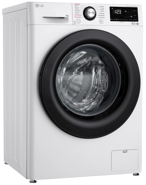 Стиральная машина LG F2V3PS6W класс: A загр.фронтальная макс.:8кг белый инвертер