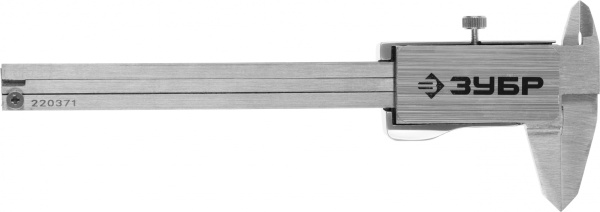 Штангенциркуль электронный Зубр 34463-100 синий пластиковый футляр