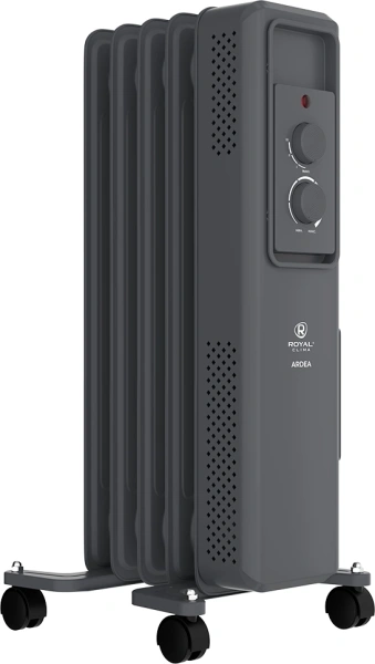 Радиатор масляный Royal Clima Ardea ROR-AR5-1000M 1000Вт графитовый/черный