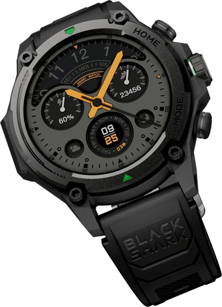 Смарт-часы Black Shark BS-GS3 1.43" AMOLED корп.черный рем.черный разм.брасл.:150-215мм (1746750)