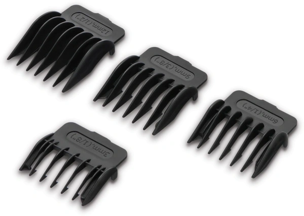 Машинка для стрижки Polaris PHC 0954 серый 9Вт (насадок в компл:4шт)