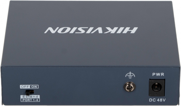 Коммутатор Hikvision DS-3E0105P-E/M(B) 4x100Mb 4PoE+ 35W неуправляемый