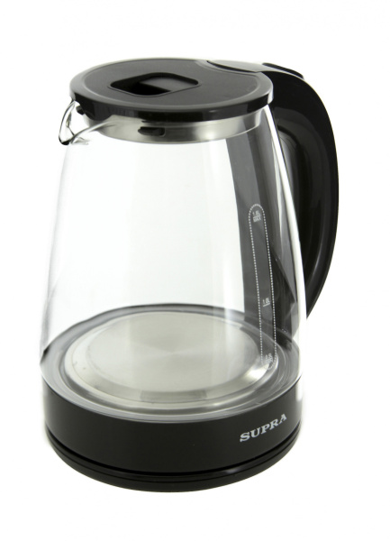Чайник электрический Supra KES-1870G 1.8л. 1500Вт черный (корпус: стекло)