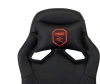 Кресло игровое Zombie 50 черный эко.кожа крестов. пластик