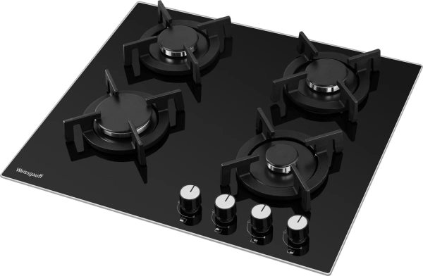 Газовая варочная поверхность Weissgauff HG 640 BGV черный