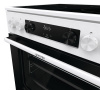 Плита Электрическая Gorenje GECS6C70WC белый/черный стеклокерамика (без крышки)