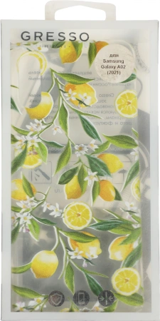 Чехол (клип-кейс) Gresso для Samsung Galaxy A02 Air прозрачный/рисунок (GR17AAAE9167)