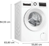 Стиральная машина Bosch Serie 6 WGG246ZLSN пан.англ. класс: A загр.фронтальная макс.:9кг белый