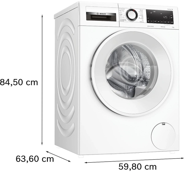 Стиральная машина Bosch Serie 6 WGG246ZLSN пан.англ. класс: A загр.фронтальная макс.:9кг белый
