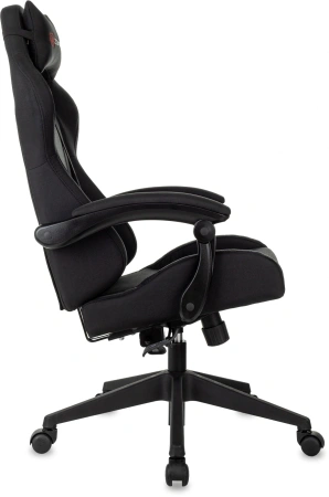 Кресло игровое Zombie Predator черный Neo Black с подголов. крестов. пластик