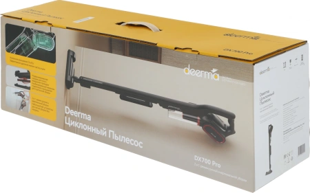 Пылесос ручной Deerma DX700 PRO 650Вт черный/черный