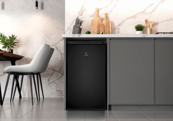 Холодильник Lex LSD100BL 1-нокамерн. черный
