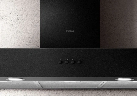 Вытяжка каминная Elica Spot Urban Cast Iron/A/90 черный управление: кнопочное (1 мотор)