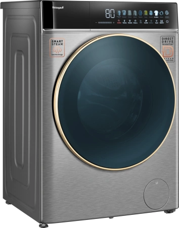 Стиральная машина Weissgauff WMD 58411 Direct Drive Inverter Premium Steam Stee класс: B загр.фронтальная макс.:11кг (с сушкой) нержавеющая сталь инвертер